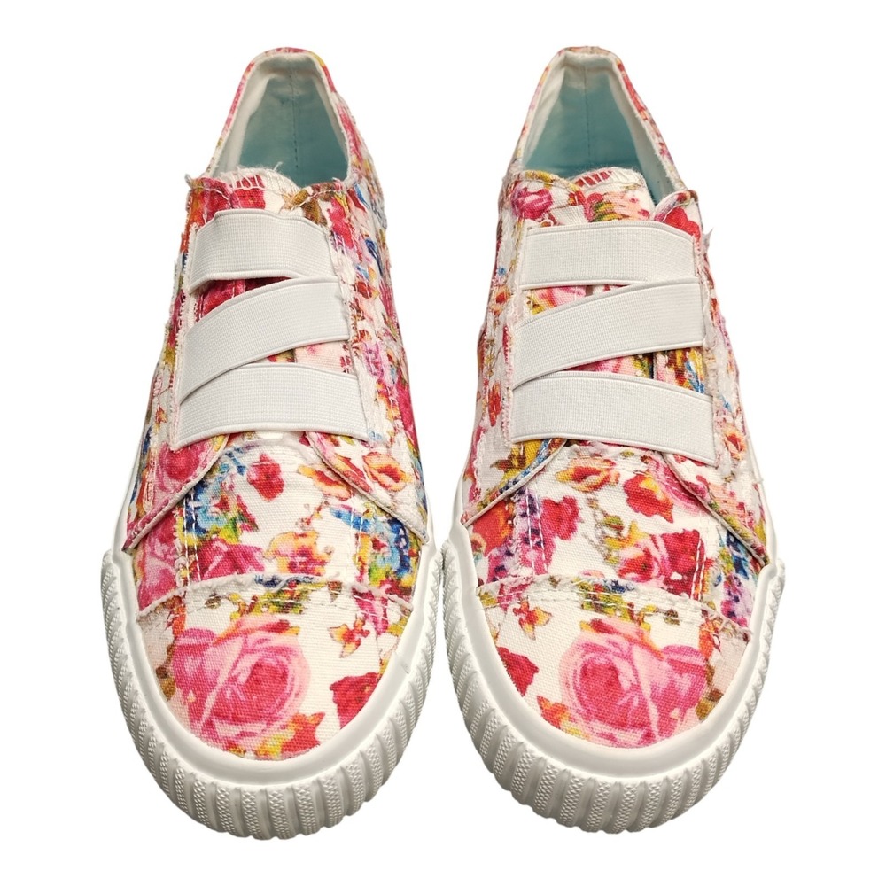 Blowfish Malibu Marley Sneakers Womens US Size 7.5M Multi Floral Slip On ZS001